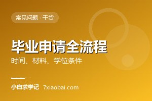 自考毕业申请全流程：时间、材料、学位申请条件一次讲清